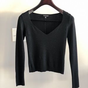 Black V neck